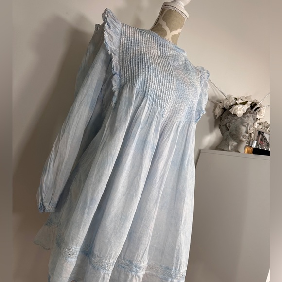 Amazing Wilfred blue La bohème dress with peek a boo back detail - Picture 9 of 9